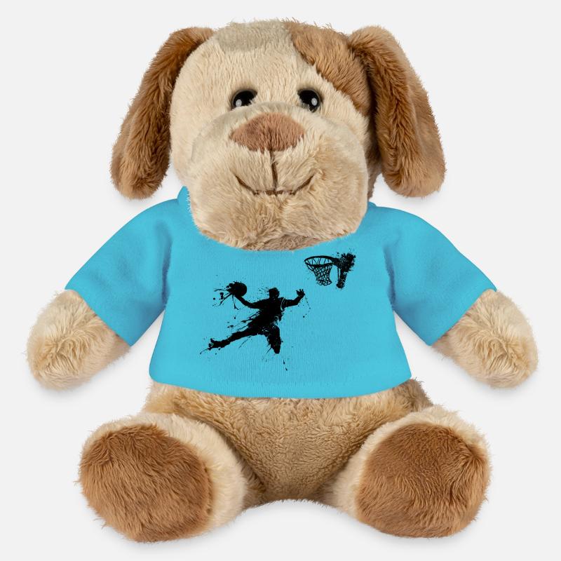 baketballer dunking II - MiniFeet® Dog Helge - atoll blue