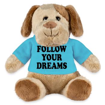 follow your dreams - Chien en peluche Helge MiniFeet® - bleu outremer - Devant