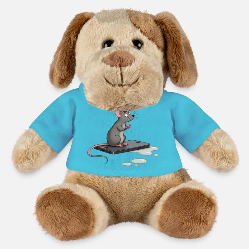 Rat on iPhone - MiniFeet® Hund Helge - Atollblau