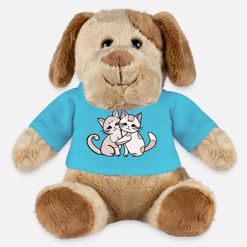 Katzenpärchen - MiniFeet® Hund Helge - Atollblau