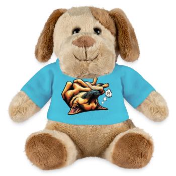 Berger allemand Chiens de berger Chiens de berger - Chien en peluche Helge MiniFeet® - bleu outremer - Devant