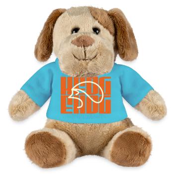 Produits dérivés avec le logo de votre hérisson préféré - Chien en peluche Helge MiniFeet® - bleu outremer - Devant