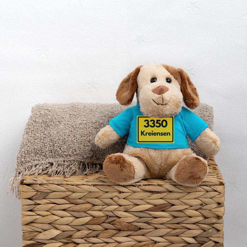 ANCIEN CODE POSTAL RETRO 3350 KREIENSEN Chien en peluche Helge MiniFeet®