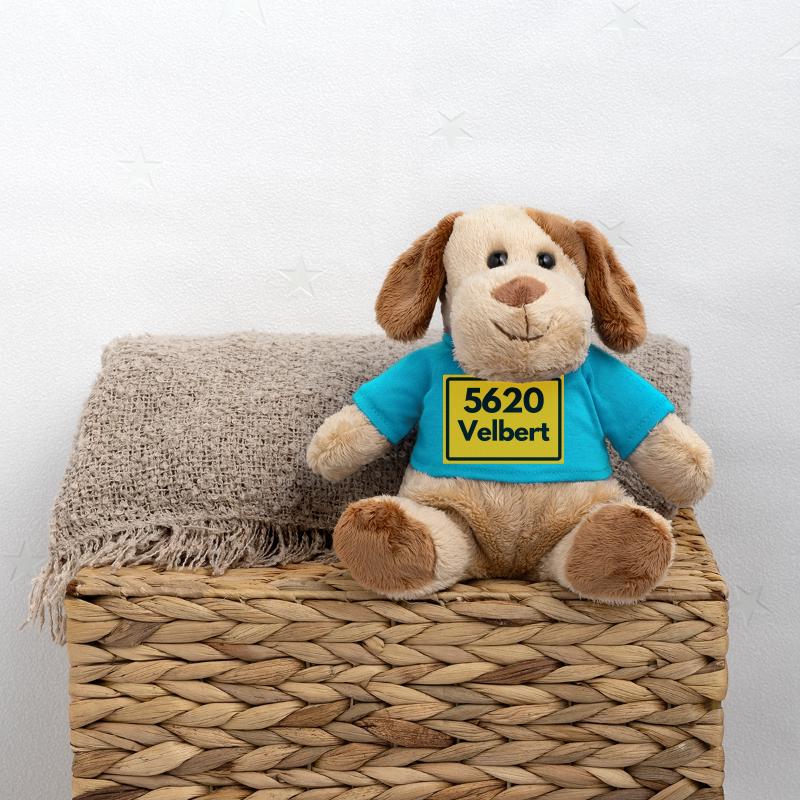 ANCIEN CODE POSTAL RETRO 5620 VELBERT NRW Chien en peluche Helge MiniFeet®