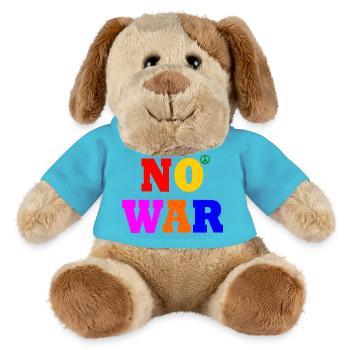 No war - MiniFeet® Hund Helge - Atollblau - Vorne