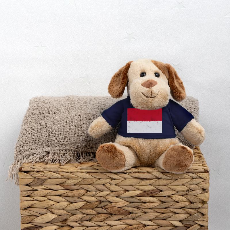 Drapeau de Monaco Chien en peluche Helge MiniFeet®
