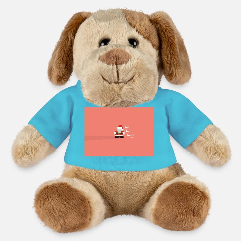Weihnachtsmann Schattenwurf - MiniFeet® Hund Helge - Atollblau