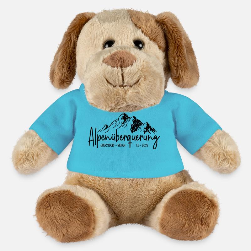 Oberstdorf - Meran / Alpenüberquerung 2025 E5 - MiniFeet® Hund Helge - Atollblau