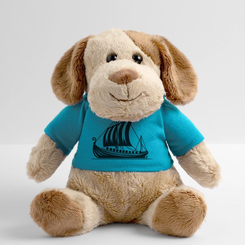Conception de voile de style viking de bateau-dragon Chien en peluche Helge MiniFeet®