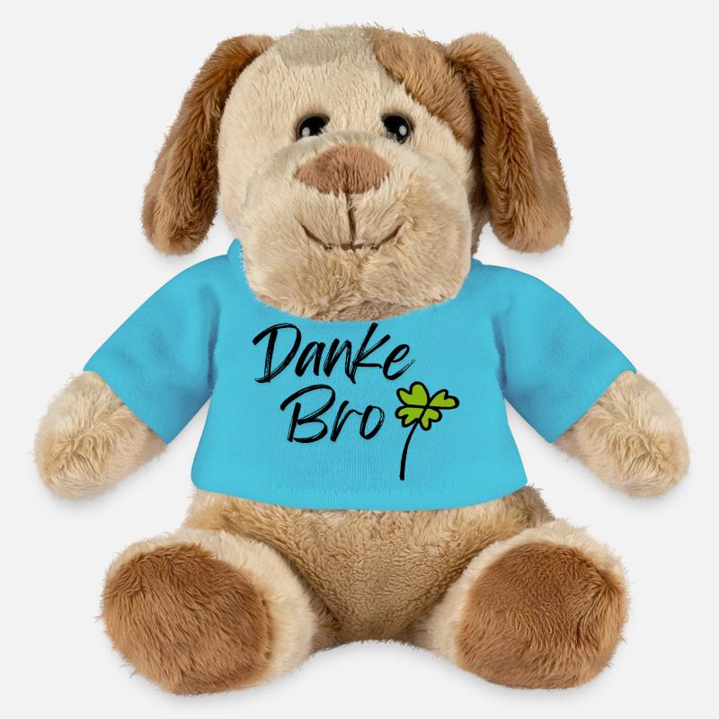Danke Bro - MiniFeet® Hund Helge - Atollblau