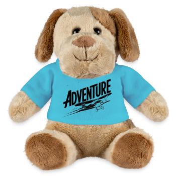 Adventure - Cool Holiday Pictogram - MiniFeet® Dog Helge - atoll blue - Front