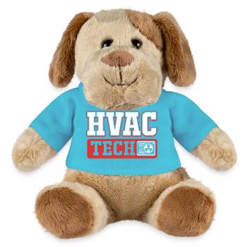 Technicien en climatisation de chauffage Technicien en réfrigération - Chien en peluche Helge MiniFeet® - bleu outremer - Devant