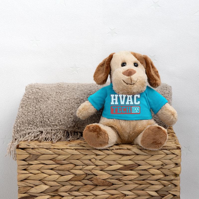 Technicien en climatisation de chauffage Technicien en réfrigération Chien en peluche Helge MiniFeet®