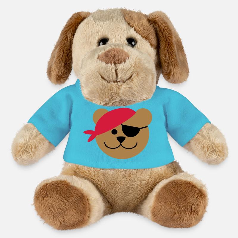 Piratenbär - MiniFeet® Hund Helge - Atollblau