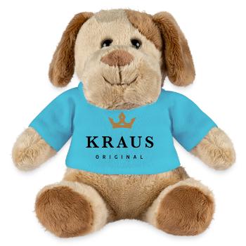 Frisé - Chien en peluche Helge MiniFeet® - bleu outremer - Devant