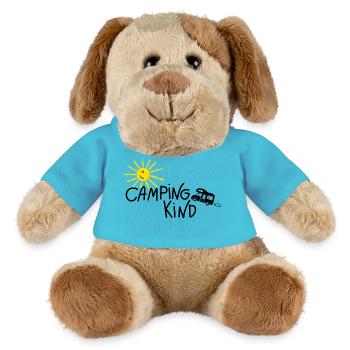 Camping Kind Wohnmobil - MiniFeet® Hund Helge - Atollblau - Vorne