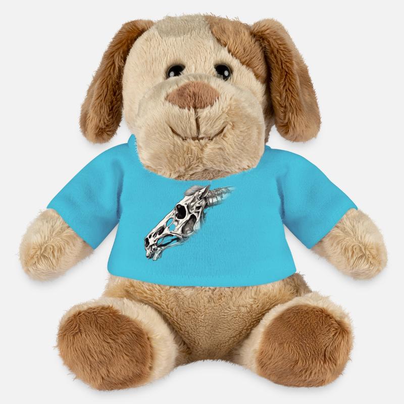 Pferd Skull - MiniFeet® Hund Helge - Atollblau