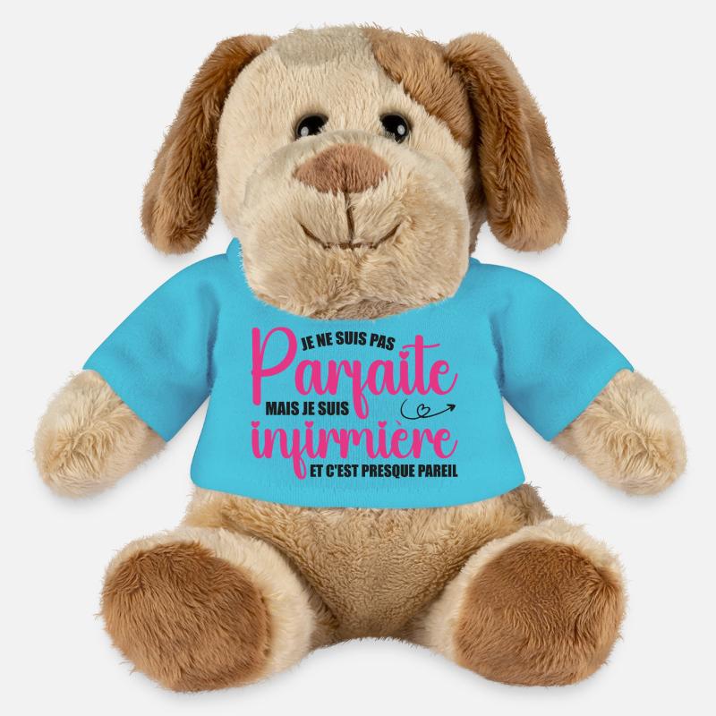 Ich bin nicht perfekt, ich bin Krankenschwester - MiniFeet® Hund Helge - Atollblau