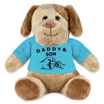 le fils de papa - Chien en peluche Helge MiniFeet® - bleu outremer - Devant