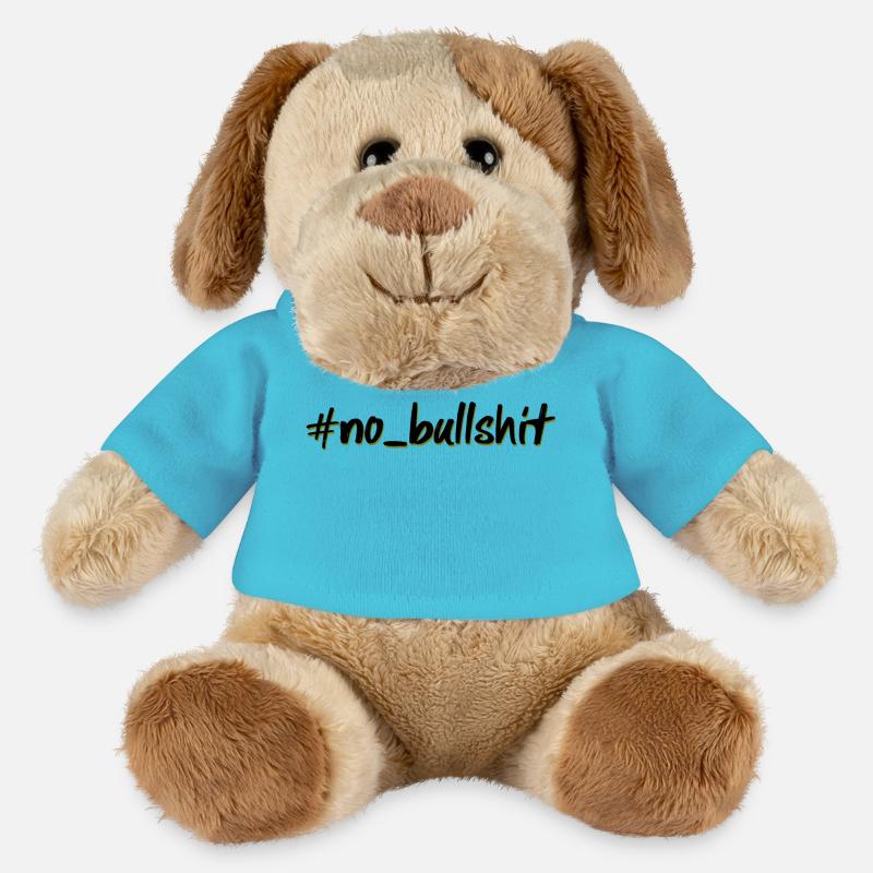 hashtag no bullshit - MiniFeet® Hund Helge - Atollblau