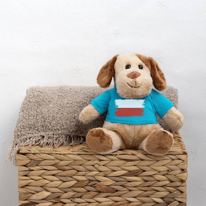Drapeau de Polish à coups de pinceau Chien en peluche Helge MiniFeet®