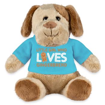 Gingerbread Christmas Gingerbread Man Gingerbread - MiniFeet® Dog Helge - atoll blue - Front