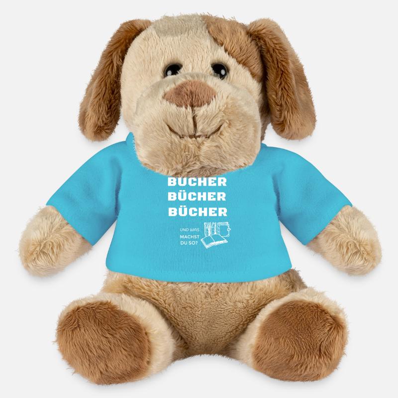 BÜCHER ,BÜCHER, - MiniFeet® Hund Helge - Atollblau