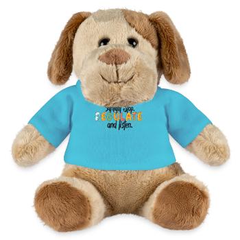 Aufhören Regulieren Und Zuhören Lehrer - MiniFeet® Hund Helge - Atollblau - Vorne