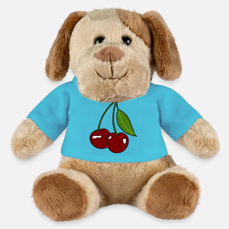 Kirschen - MiniFeet® Hund Helge - Atollblau