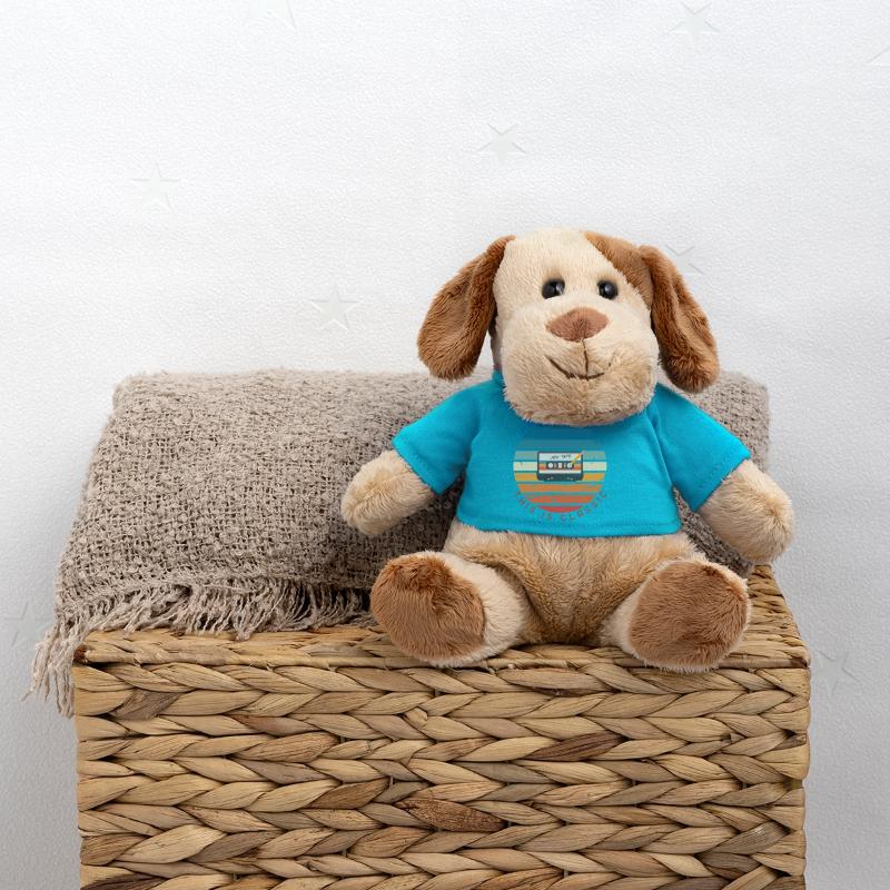 Il s’agit d’une conception de cassette classique Chien en peluche Helge MiniFeet®