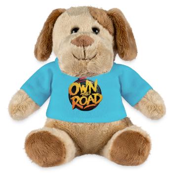MOTORRÄDER BEHERRSCHEN DIE STRASSE - MiniFeet® Hund Helge - Atollblau - Vorne