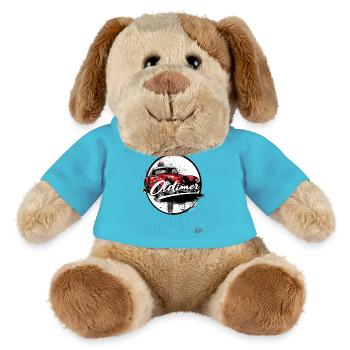 This car is a classic car - MiniFeet® Dog Helge - atoll blue - Front