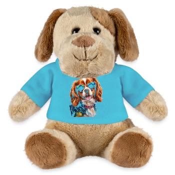Lunettes de soleil Cavalier King Charles Spaniel Chien - Chien en peluche Helge MiniFeet® - bleu outremer - Devant
