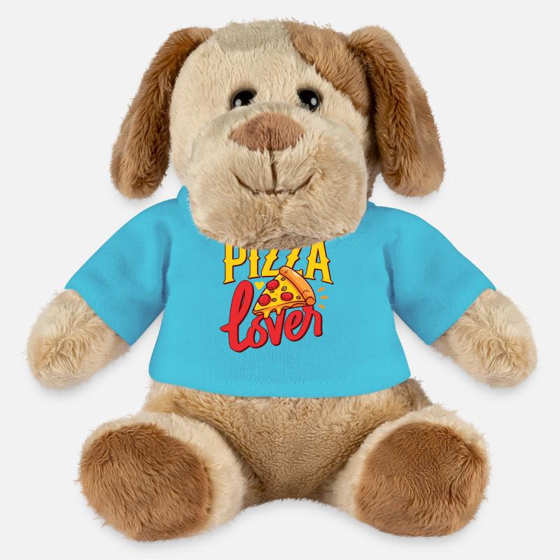 Pizza Lover - MiniFeet® Hund Helge - Atollblau