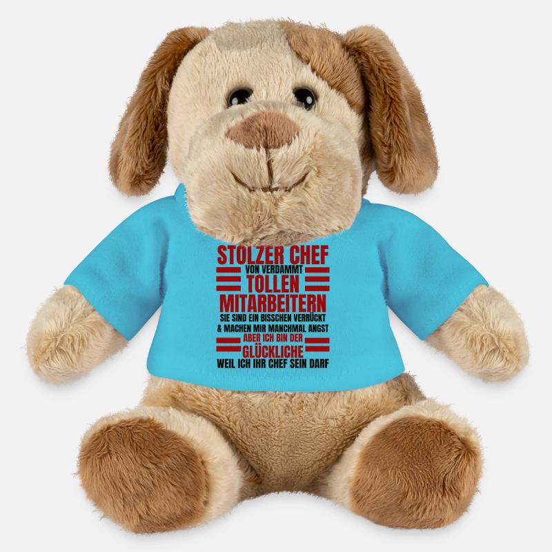 Ich Bin Ein Stolzer Chef Geburtstag Geschenk - MiniFeet® Hund Helge - Atollblau