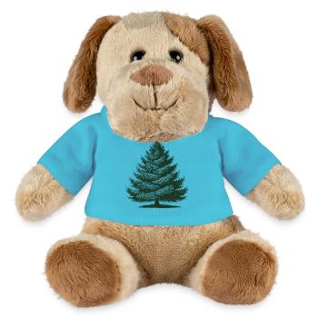 Sapin de Noël - Chien en peluche Helge MiniFeet® - bleu outremer - Devant