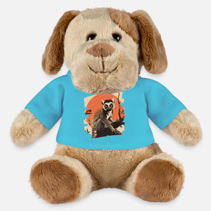 Lemur - MiniFeet® Hund Helge - Atollblau