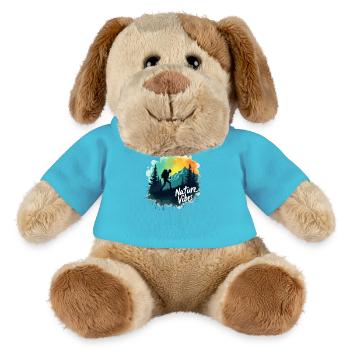 Nature Vibes Randonneur Scène Montagne - Chien en peluche Helge MiniFeet® - bleu outremer - Devant