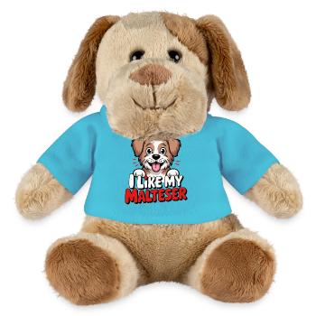I like my Malteser Hundeliebe - MiniFeet® Dog Helge - atoll blue - Front