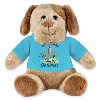 Breathing Optional Diver Ocean Sea - MiniFeet® Dog Helge - atoll blue - Front