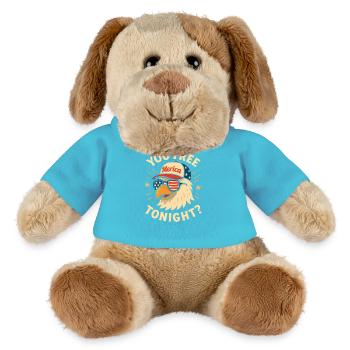 You're free tonight, Eagle, July 4 - MiniFeet® Dog Helge - atoll blue - Front