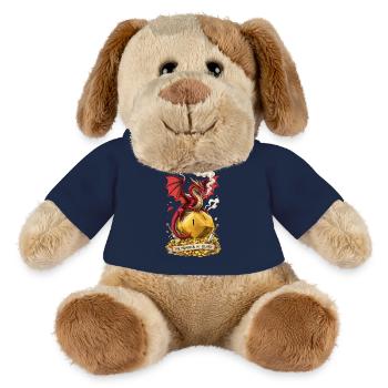 Drache auf W20 – Number of Glory Cartoon - MiniFeet® Hund Helge - French Navy - Vorne