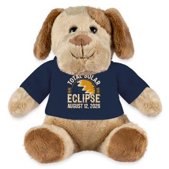 Totale Sonnenfinsternis 2026 Totalität August 12 - MiniFeet® Hund Helge - French Navy - Vorne