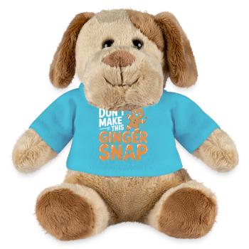 Ne faites pas craquer ce gingembre - Chien en peluche Helge MiniFeet® - bleu outremer - Devant