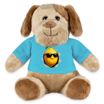Zitrone - MiniFeet® Hund Helge - Atollblau - Vorne