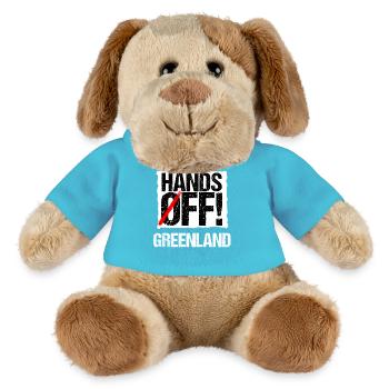 Pas les mains sur le Groenland - Chien en peluche Helge MiniFeet® - bleu outremer - Devant