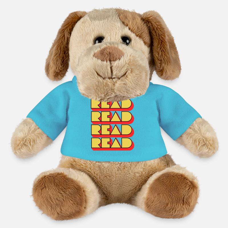 Read Design - Retro Look  - MiniFeet® Hund Helge - Atollblau