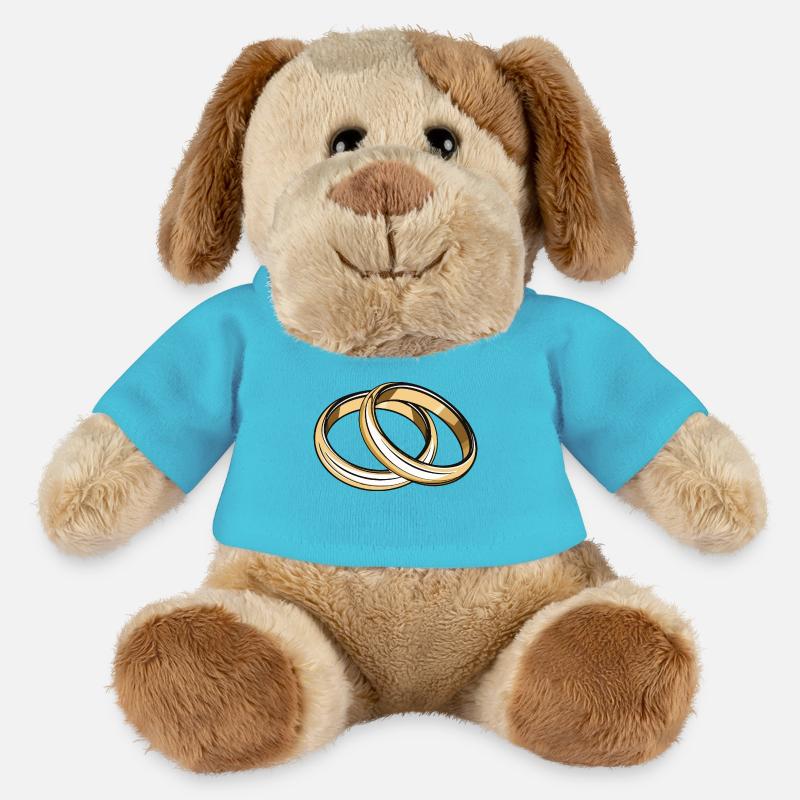 Wedding Rings Wedding - MiniFeet® Dog Helge - atoll blue