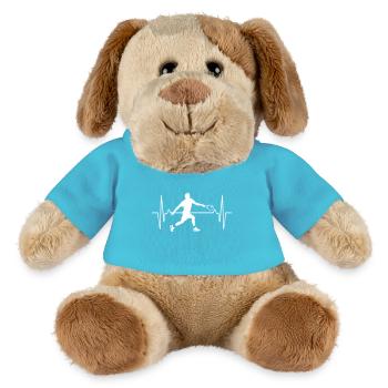Tennis Player Pulse Frequency - MiniFeet® Dog Helge - atoll blue - Front