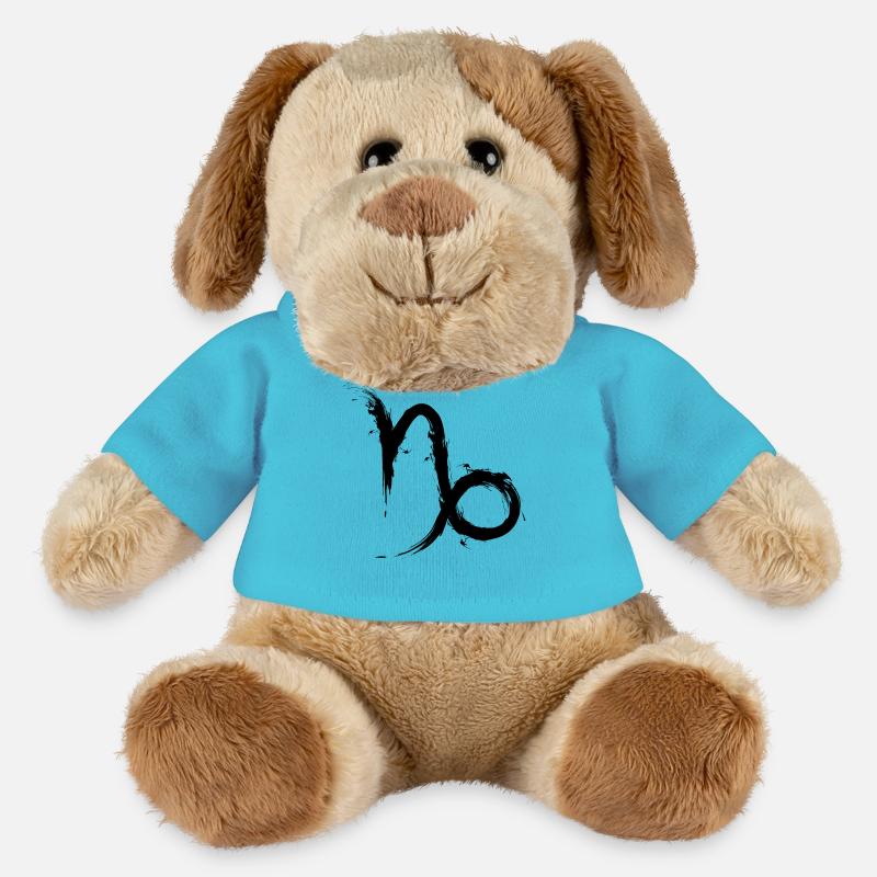 Steinbock Sternzeichen Design Capricornus - MiniFeet® Hund Helge - Atollblau